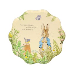 Piattini di carta fantasia Peter Rabbit In The Garden