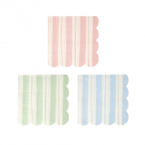 Tovagliolini di carta - Righe colori assortiti Tovagliolini di carta - Righe colori assortiti