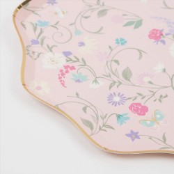Piattini di carta fantasia floreale Laduree Parigi 2