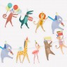 Ghirlanda fantasia parata di animali