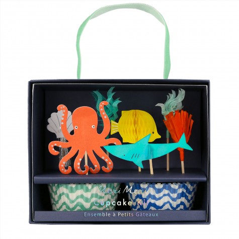 Kit per cupcake fantasia “In fondo al mar”