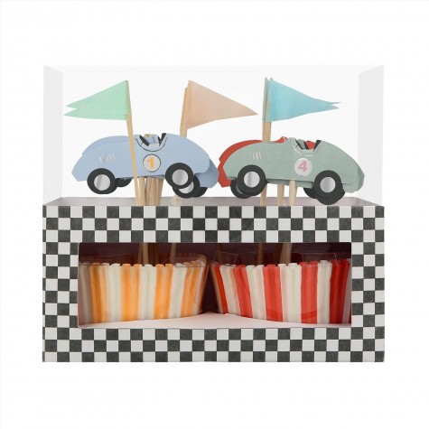 Kit per cupcake fantasia corse d’auto