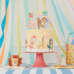 Toppers decorativi fantasia parata di animali 2