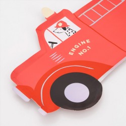 Piatti di carta fantasia camion dei pompieri 2