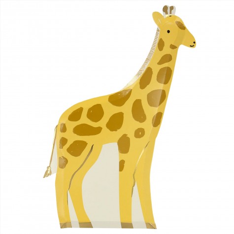 Piatti di carta fantasia giraffa