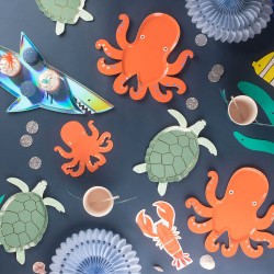 Piatti di carta a forma di piovra 2
