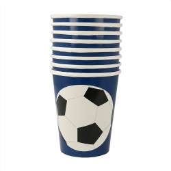 Bicchieri di carta fantasia Soccer 2