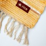 Tappeto rettangolare a righe in cotone