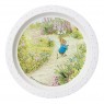 Piatto piano bimbo fantasia Peter Rabbit in giardino