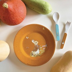 Piatto dessert caramello fantasia Peter Rabbit 2