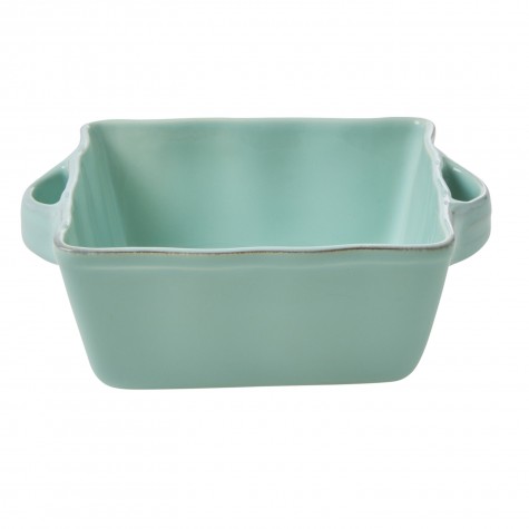 Pirofila da forno color menta con manici