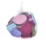 Set di 12 contenitori porta pranzo in forme e colori assortiti