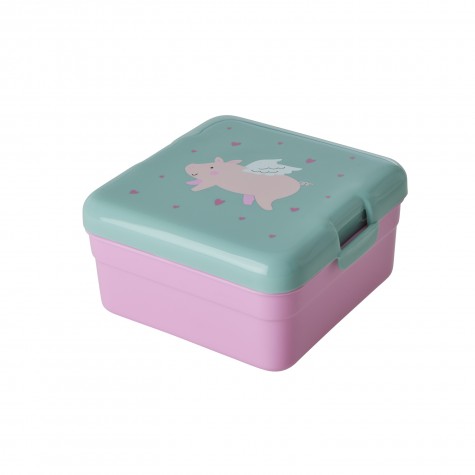 Porta pranzo piccolo con maialino innamorato