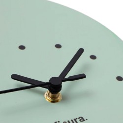 Orologio da parete verde Gatto con coda 2