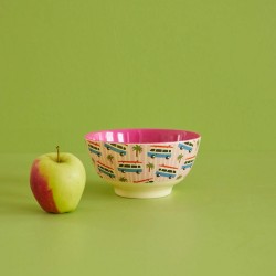 Tazza grande da colazione fantasia palme e minivan 2