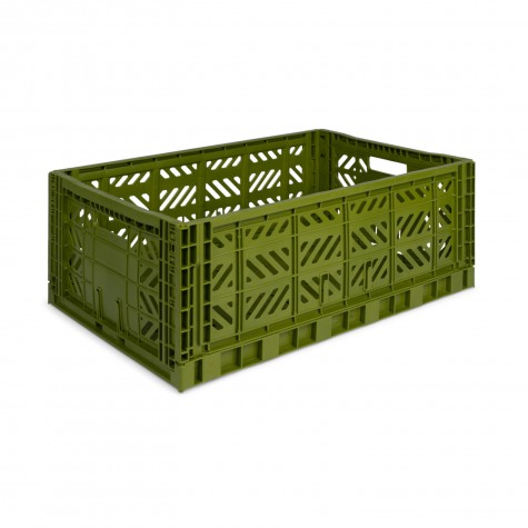 Cesta pieghevole maxi - Olive