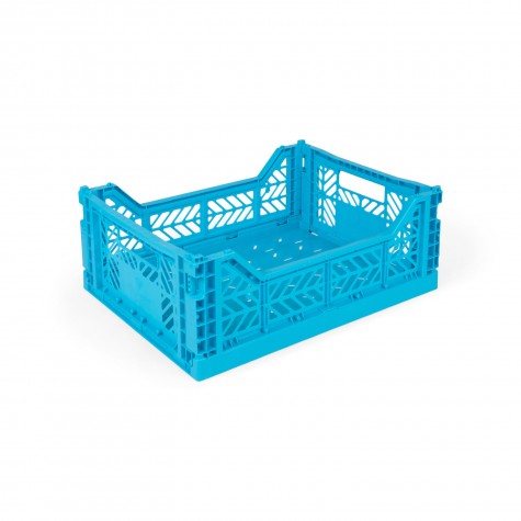 Cesta pieghevole media - Turquoise