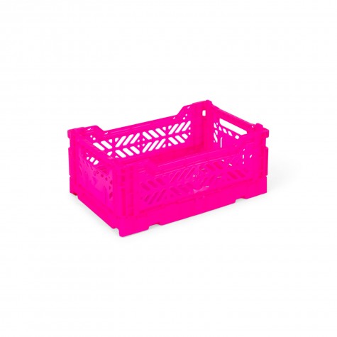 Cesta pieghevole mini - Neon Pink