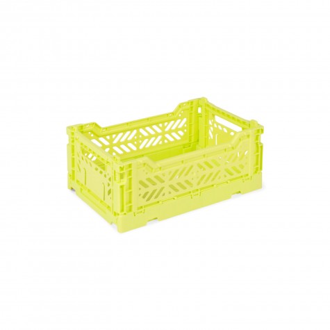 Cesta pieghevole mini - Neon Yellow