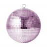 Palla da discoteca grande Soft pink