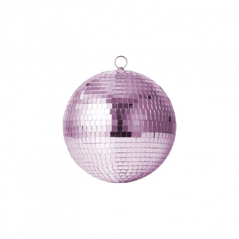 Palla da discoteca media Soft pink