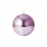 Palla da discoteca media Soft pink