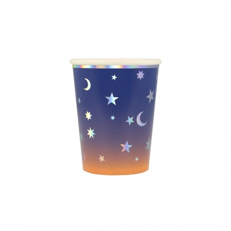 Bicchieri di carta fantasia stelle magiche