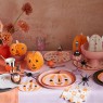 Piatti grandi di carta fantasia icone di Halloween