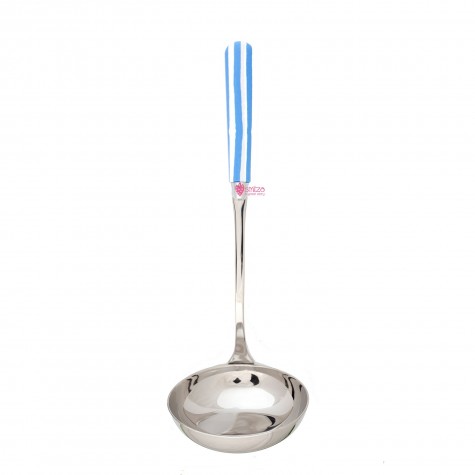 Mestolo a righe - turchese