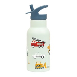 Borraccia bimbo in acciaio inox con veicoli 2
