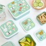 Set di 4 contenitori porta pranzo fantasia gioia
