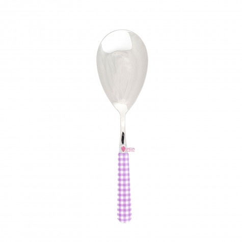 Pala riso a quadri - viola