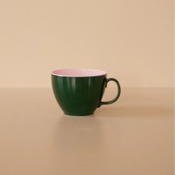 Mug in melamina bicolor verde/rosa | Rice 2