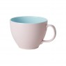 Mug in melamina bicolor rosa/azzurro