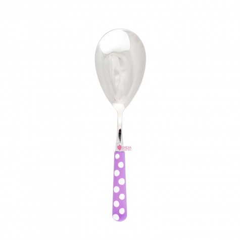 Pala riso a pois - viola