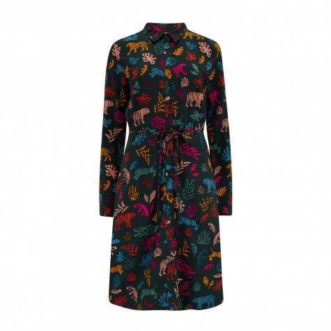 Abito chemisier fantasia tigri