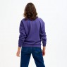 Felpa donna blu navy fantasia safari