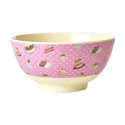 Tazza grande da colazione in melamina fantasia torte