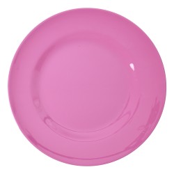 Piatto piano in melamina rosa bubblegum