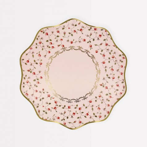 Piattini di carta fantasia floreale Laduree Maria Antonietta