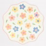 Piatti di carta fantasia Happy Flowers Meri Meri