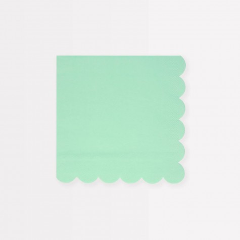 Tovagliolini di carta verde acqua