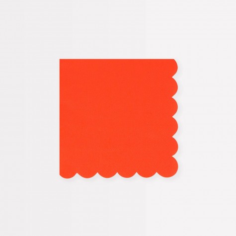 Tovagliolini di carta rosso pomodoro
