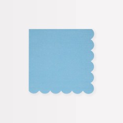Tovagliolini di carta blu fiordaliso
