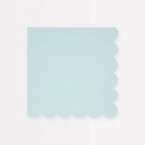 Tovaglioli di carta azzurro cielo