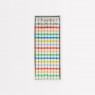 Candeline di compleanno a righe colorate