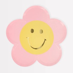 Piatti di carta Happy Flower