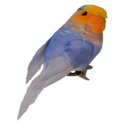 Uccellino decorativo con clip