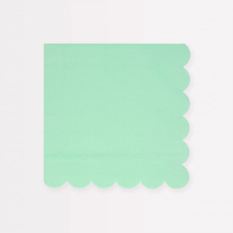 Tovaglioli di carta verde acqua