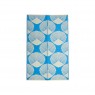 Tappeto rettangolare azzurro fantasia conchiglie